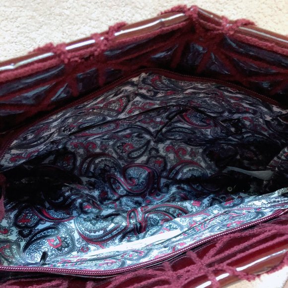 Big Buddha Bag - Maroon Patent Leather - Picture 5 of 7